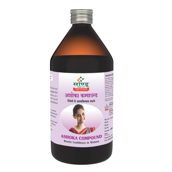 Sandu Ashoka Compound (450 ml) ~ Ayurvedic Medicine for Irregular Periods