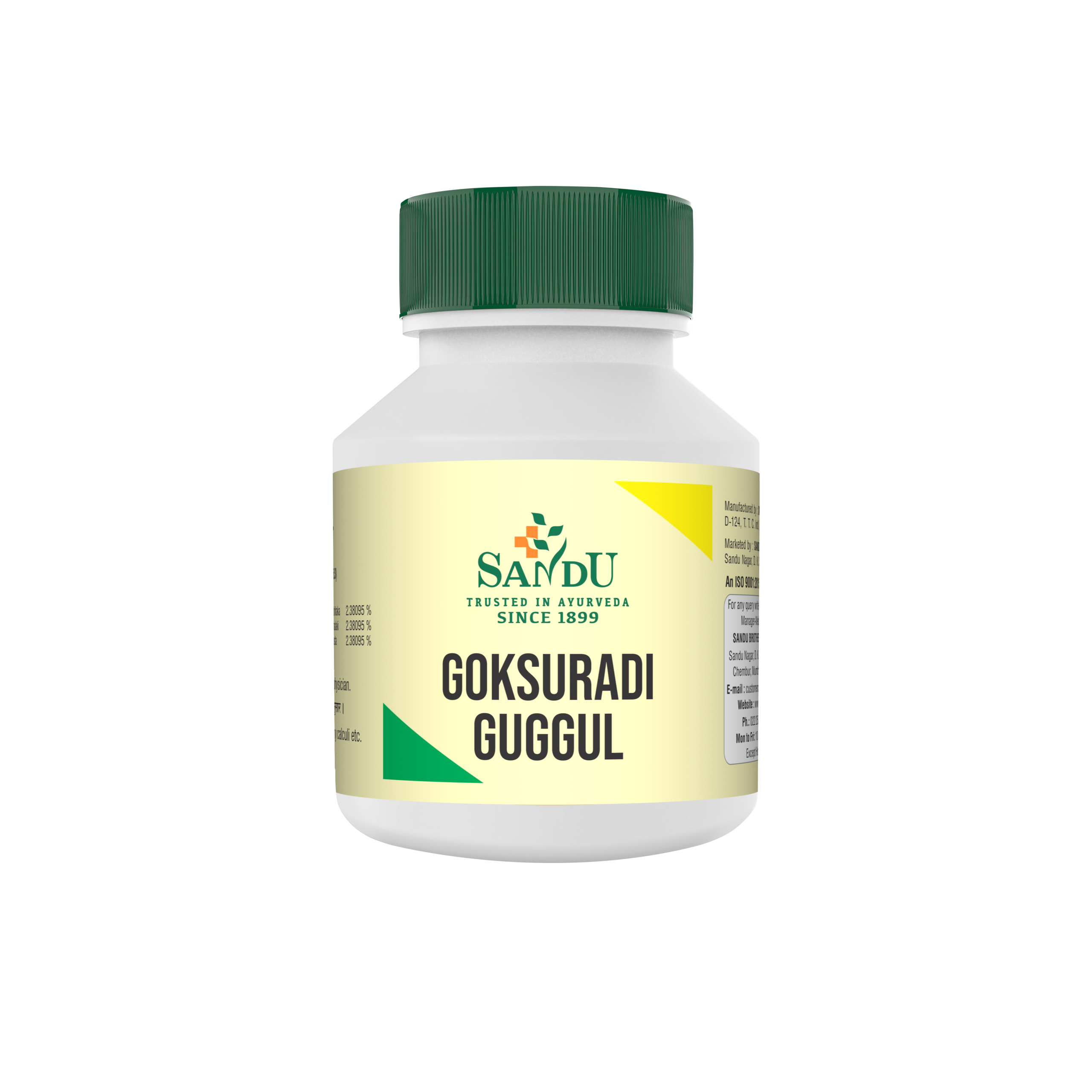 Sandu Gokshuradi Guggul (25 Tabs) ~ Best remedy for UTI and renal disorders