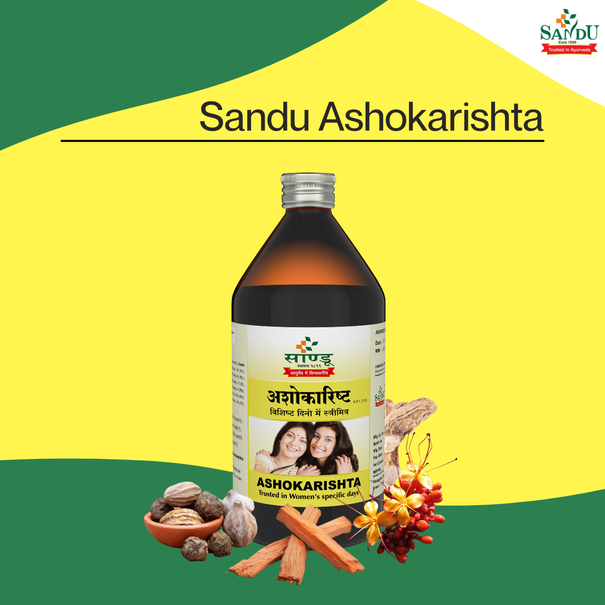 Sandu Ashokarishta ~ Ayurvedic Medicine for Women Health