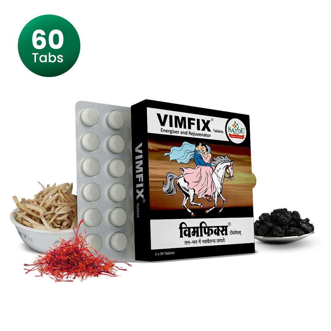 Sandu Vimfix (60 Tabs) ~ Natural Vitalizer for Vigour & Vitality